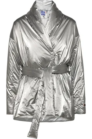 Crās Vivicras Jacket Vuorillinen Takki Topattu Takki Silver