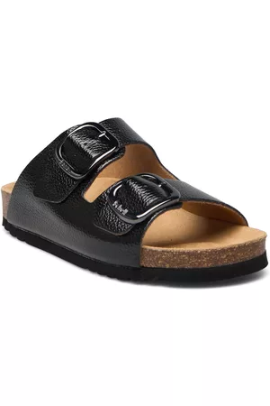 Scholl Naiset Sandaalit - Sl Noelle Laminated Shoes Summer Shoes Flat Sandals Musta