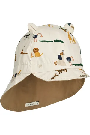 Liewood Gorm Reversible Sun Hat With Ears Aurinkohattu Beige