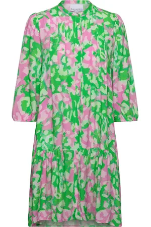 Noella Imogene Sh. Dress Lyhyt Mekko Green