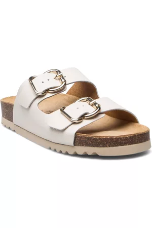 Scholl Naiset Sandaalit - Sl Isabelle Leather Off White Shoes Summer Shoes Flat Sandals Beige