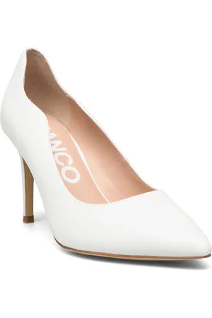 Bianco Biachic Wave Pump Nappa Shoes Heels Pumps Classic White