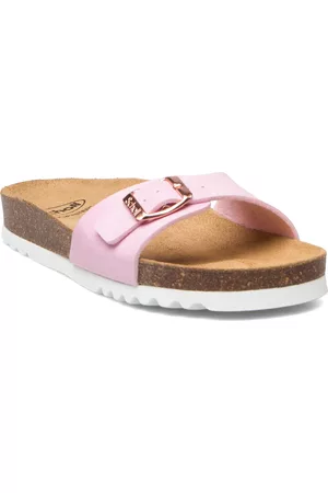Scholl Naiset Sandaalit - Sl Estelle Brushed Shoes Summer Shoes Flat Sandals Vaaleanpunainen
