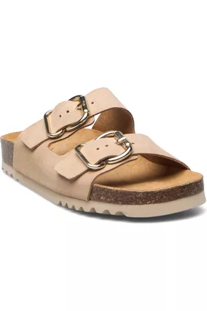 Scholl Naiset Sandaalit - Sl Isabelle Suede Shoes Summer Shoes Flat Sandals Beige