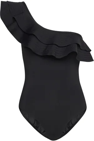 By Malina Eleonor -Shoulder Swimsuit Uimapuku Uima-asut Black