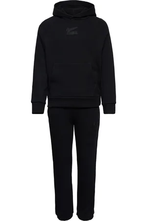 Nike T8-French Terry Pant Set Sets Sweatsuits Black