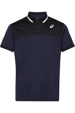 Asics Men Court Polo Shirt Sport Polos Short-sleeved Black