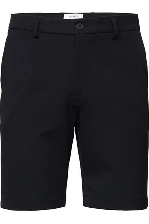 Les Deux Como Reg Shorts Bottoms Shorts Chinos Shorts Navy