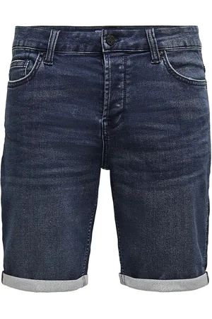Only & Sons Onsply Jog Db 8582 Pim Dnm Shorts Noos Bottoms Shorts Denim Blue
