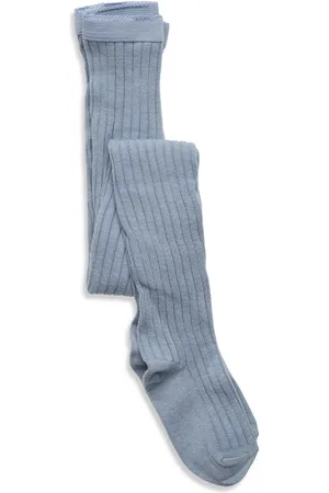 mp Denmark Tights Cotton Rib Sukkahousut Blue