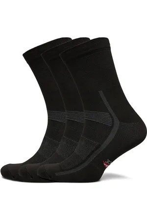 DANISH ENDURANCE Cycling Regular Socks 3-Pack Sport Socks Regular Socks Black