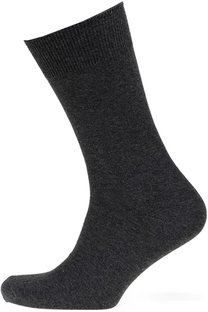 Claudio Socks Solid Colours Underwear Socks Regular Socks Grey