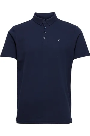 Clean Cut Silkeborg Stretch Polo Tops Polos Short-sleeved Blue