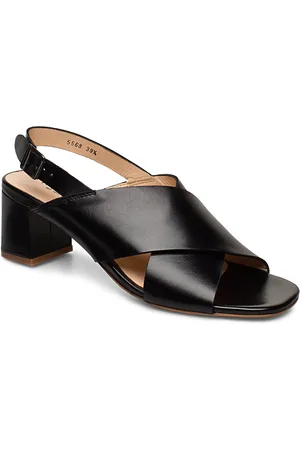 ANGULUS Sandals - Block Heels Korolliset Sandaalit Black