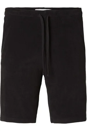 SELECTED Slhrelax-Terry Shorts Ex Bottoms Shorts Casual Black