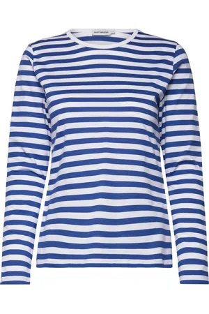 Marimekko Mari 2017 Tops T-shirts & Tops Long-sleeved Blue