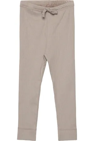 Copenhagen Colors Rib Jersey Thights Bottoms Leggings Grey