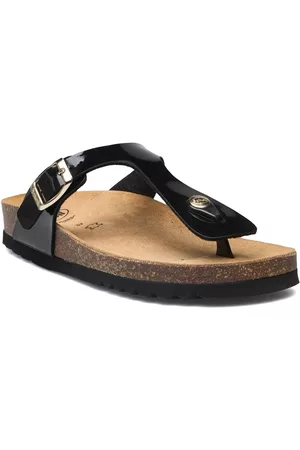 Scholl Naiset Varvassandaalit - Sl Nicole Patent Shoes Summer Shoes Flip Flops Musta
