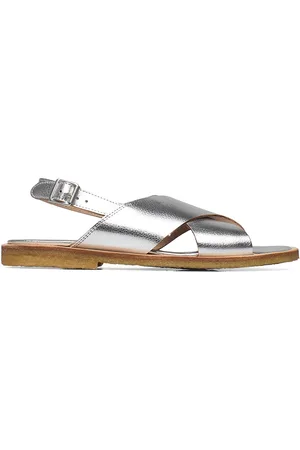 ANGULUS Sandals - Flat - Open Toe - Op Matalapohjaiset Sandaalit Silver