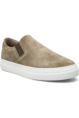 SELECTED Slhdavid Chunky Suede Slipon Tennarit Sneakerit Khaki Green