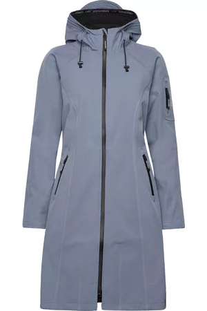 Ilse Jacobsen Functional Raincoat Outerwear Rainwear Rain Coats Sininen
