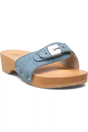 Scholl Naiset Sandaletit - Sl Pescura Heel Shoes Summer Shoes Flat Sandals Sininen