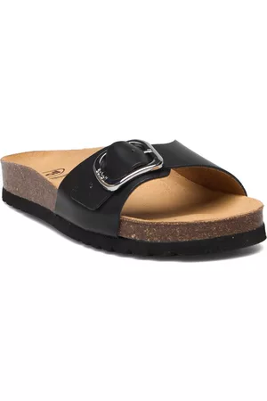 Scholl Naiset Varvassandaalit - Sl Kathleen Leather Shoes Summer Shoes Flip Flops Musta