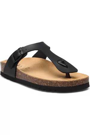 Scholl Naiset Varvassandaalit - Sl Nicole Pu Leather Shoes Summer Shoes Flip Flops Musta