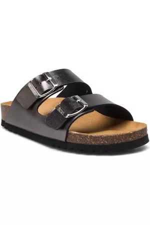 Scholl Naiset Sandaalit - Sl Josephine Laminated Shoes Summer Shoes Flat Sandals Musta