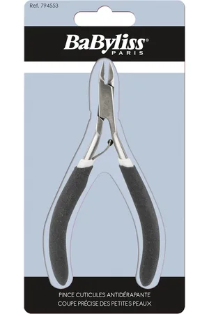 BaByliss Paris Cuticule Clipper With Anti-Grip Handles Kynsienhoito Black