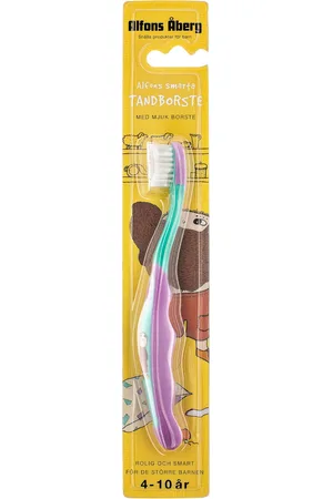 Alfons Åberg Alfons Smarta Tandborste 4-10 År Home Bath Time Health & Hygiene Toothbrushes Green