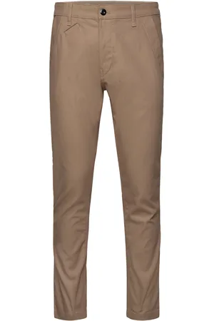 G-Star Bronson 2.0 Slim Chino Bottoms Trousers Chinos Beige