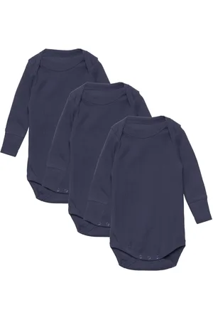 Copenhagen Colors 3 Pack Rib Jersey Long Sleeve Body Bodies Long-sleeved Multi/patterned
