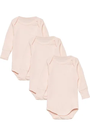 Copenhagen Colors 3 Pack Rib Jersey Long Sleeve Body Bodies Long-sleeved Pink