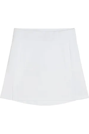 J Lindeberg Amelie Mid Golf Skirt Sport Short White