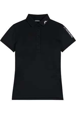 J Lindeberg Tour Tech Golf Polo Sport T-shirts & Tops Polos Black