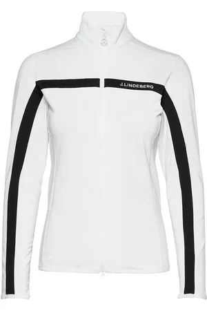 J Lindeberg Janice Mid Layer Sport Sweat-shirts & Hoodies Fleeces & Midlayers White