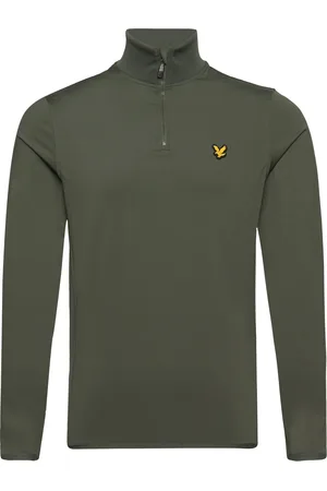 Lyle & Scott Tech 1/4 Zip Midlayer Sport T-shirts Long-sleeved Green