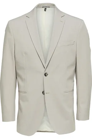 SELECTED Slhslim-Liam Blz Flex Noos Suits & Blazers Blazers Single Breasted Blazers Beige