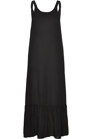 ONLY Onlalma Life Poly Noemi Long Dress Solid Maksimekko Juhlamekko Black