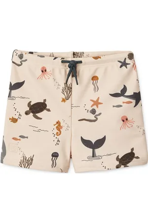 Liewood Otto Printed Swim Pants Uimashortsit Cream