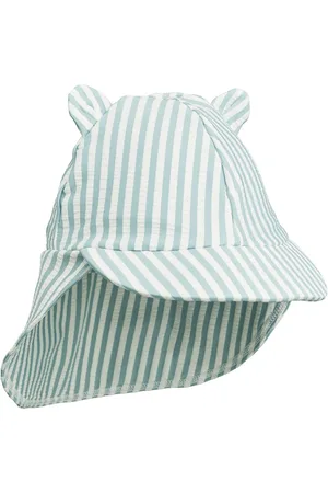 Liewood Senia Seersucker Sun Hat With Ears Aurinkohattu Blue