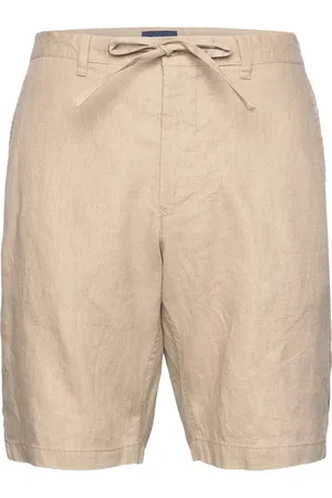 GANT Relaxed Linen Ds Shorts Bottoms Shorts Casual Cream