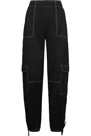 Envii Naiset Reisitaskuhousut - Enkiwi Pants 6983 Trousers Cargo Pants Musta
