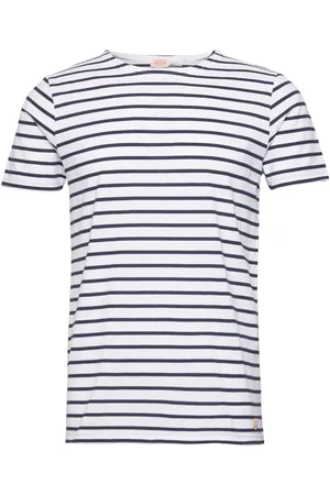 Armor.lux Breton Striped Shirt Héritage Tops T-shirts Short-sleeved White