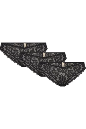 Dorina Myla-3Pp Brief Alushousut Brief Tangat Black