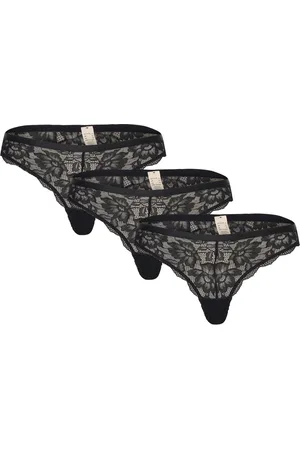 Dorina Myla-3Pp String Stringit Alusvaatteet Black