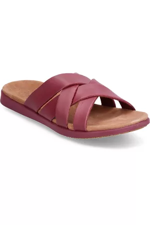Kamik Naiset Sandaalit - Cara Cross Shoes Summer Shoes Flat Sandals Tummanpunaiset