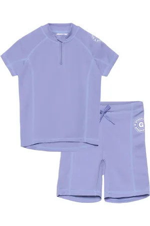 Geggamoja Uv-Set Swimwear Uv Clothing Uv Suits Blue