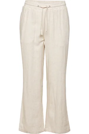 Grunt Grcamille Linen Pants Bottoms Trousers Beige